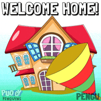 Welcome Home Penguin GIF by Pudgy Penguins