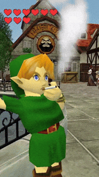 Smoke Zelda GIF