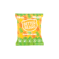 BetterBearsFoods candy gummybear vegancandy betterbearsfoods Sticker