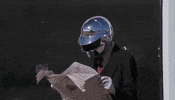 Daft Punk Newspaper GIF