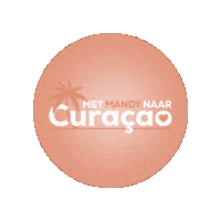 metmandynaarcuracao curacao metmandynaarcuracao mandyvanwillegen reismagazine Sticker