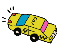 Party Car Sticker by Ece