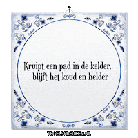 Humor Spanning Sticker by Tegelspreuken.nl