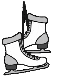Ice Skating Sticker
