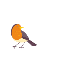 Bird Spring Sticker
