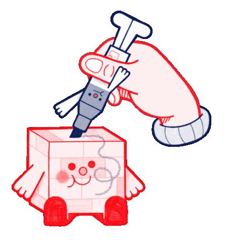 Fun Paint Sticker by Yubia