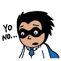 elperroenlaluna no nina niño animado Sticker