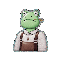 Frog Farmer Sticker by The LSD Hotel