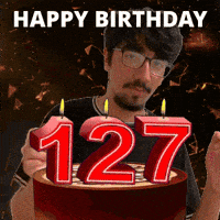 127 Birthday GIF