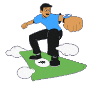 Money Flying Sticker by Skyro