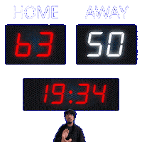 50 Away Sticker