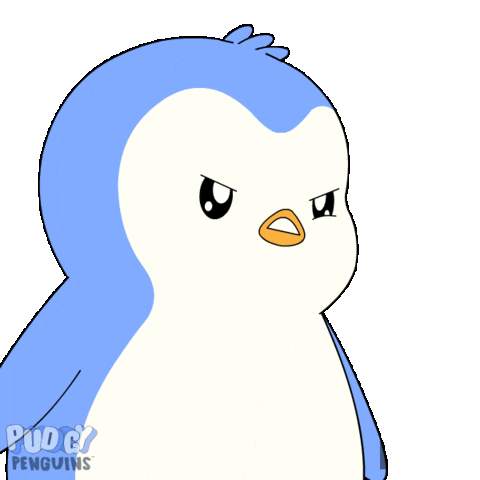 Angry Fight Sticker by Pudgy Penguins