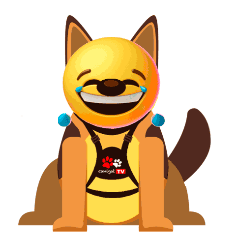 Happy Happydog Sticker by CANIGAT