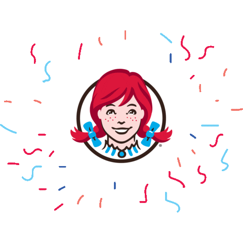 happy fun Sticker by Wendy's