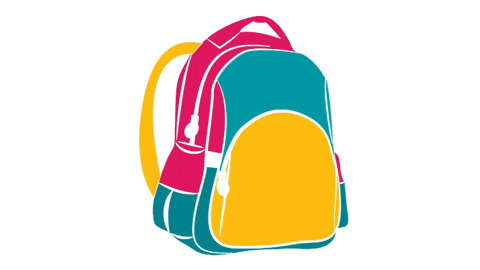 ICanGoToCollege_ giphyupload school college backpack GIF