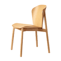 marcelloziliani design chair wood finn Sticker