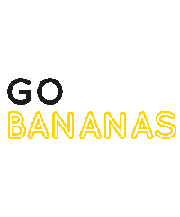 bananarangdisenio happy yellow banana gobananas Sticker