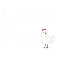Tj Early Bird Sticker