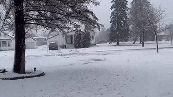 Heavy Snow Turns Ashland Streets White