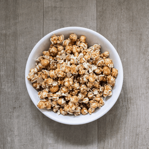 caramel corn popcorn GIF by Moose Munch
