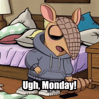 Tired Monday GIF by Chillo Dillo