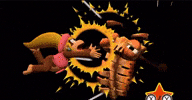 Kicking Dixie Kong GIF