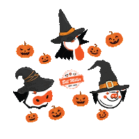 Halloween Fall Sticker by Bill Miller Bar-B-Q