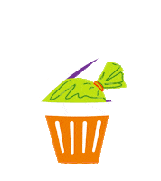 Trash Recycle Sticker by akatu
