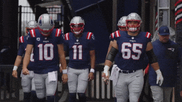 Walk Out Nfl Football GIF by New England Patriots