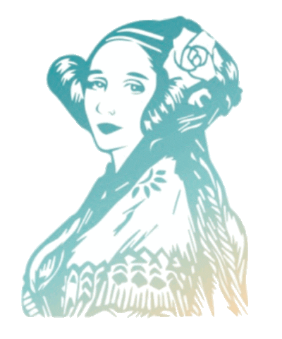 Ada Lovelace Quantum Sticker by ada