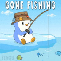 Water Relaxing GIF by Pudgy Penguins