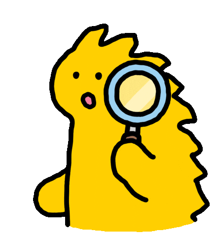 Look Inspect Sticker by Joguman Studio