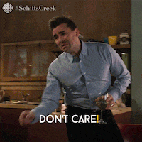 Do I Care Schitts Creek GIF by CBC