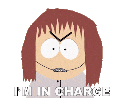 In Charge Boss Sticker by South Park