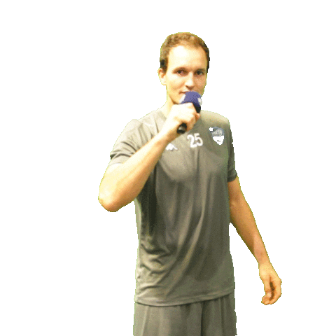 Us Creteil Mic Drop Sticker by US Créteil Handball
