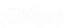 Happy Sunday Lettering Sticker