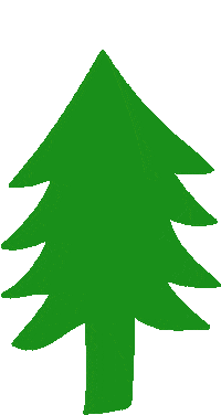 Christmas Tree Sticker by Mathilde Cabanas