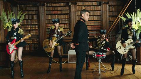 robbie williams band GIF by Columbia Records UK