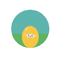 LioxFoundation love heart egg liox foundation Sticker