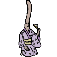 Noodles Kimono Sticker