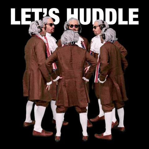 Huddle Regroup GIF