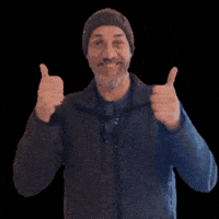 Pippin-in-Lapland thumbs up duimen omhoog pippin in lapland pippin hikes GIF