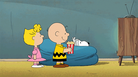 Charlie Brown Popcorn GIF by Peanuts