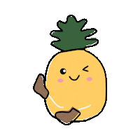 Chinese New Year Pineapple Sticker by colorfüll