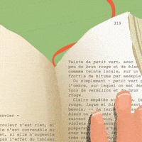 alcanale art illustration book finger GIF