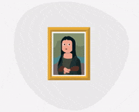 mona lisa art GIF by Letgo