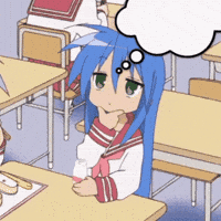 Lucky Star Kiss GIF