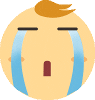 sad cry Sticker by AridenaOSD