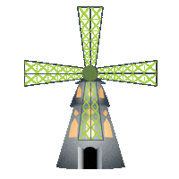 Wind Power Energy Sticker by Sweet Hospitality Group