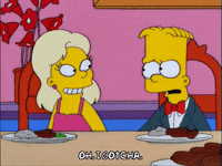 bart simpson greta wolfcastle GIF
